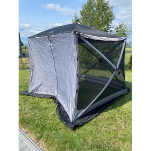 Cort / Pavilion multifuncțional, pliabil, 2.4x2.4m Hub Screen House 400 XL, husă inclus, Wild Land