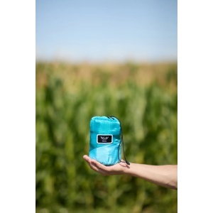 Hamac camping hikerjoy turcoaz, nylon parașută 210T, capacitate 225 kg, hikerjoy
