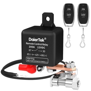 Întrerupător baterie cu telecomandă 250A 12V anti-furt universal ORE4x4