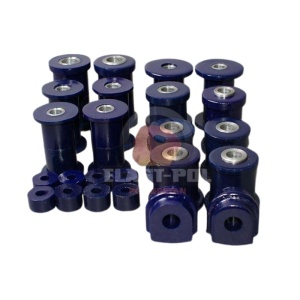 Kit bucse Nissan Navara D22 (1998-2005) Poliuretan Albastre 85 ShA Elast-Pol