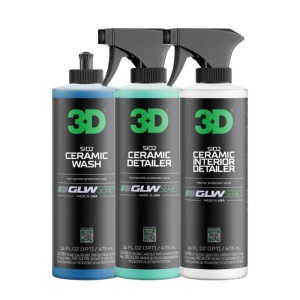 Kit Ceramic SiO₂, Îngrijire Auto Exterior Interior, Seria GLW, 3DProducts