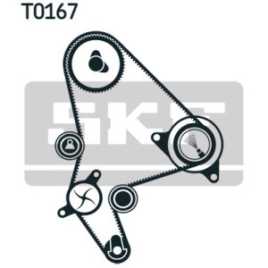 Kit distribuție cu pompă de apă Suzuki Grand Vitara (1998-2006) 2.0 HDI RHW SKF - Img 3