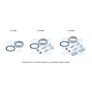 Kit montaj evacuare Suzuki Grand Vitara (2005-2015) 1.9 DDiS F9QB BM Catalysts - Img 2