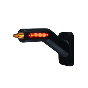 Lampă laterală LED stânga Freedom Light Guide, 8W, 12–24V, cablu 400 mm, carcasă cauciuc, lentilă policarbonat, 58x161,5x112 mm, rezistent la apă și praf (IP6K9K), Strands