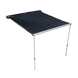 Marchiză auto CampTalk, 250 x 300 x 210 cm, acoperire 7.5 m², 12 kg, rezistent la apă, montaj rapid, compatibil cu orice mașină echipat cu bare transversale sau roof rack