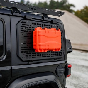 Panou MOLLE exterior stânga Jeep Wrangler JL (2018-prezent) aluminiu Bison Gear - Img 3