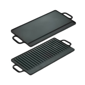 Plită grill cu două fețe reversibilă din fontă 50.5x23.5x1.5cm Newalor