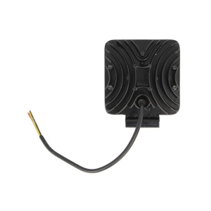 Vedere din spate a proiectorului LED M-Tech de 41 W, cu cablul de alimentare.