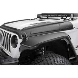 Protecție capotă Trail Armor pentru Jeep Wrangler JL / Gladiator JT (2018-prezent), negru mat, Bushwacker - Img 3