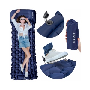 Saltea camping autogonflabilă pentru o persoană REST 190x60x5 cm Epifit