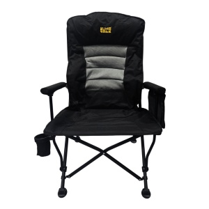 Scaun de camping pliabil CampTalk, portabil, cu husă de transport, greutate redusă 6.3 kg, suport de pahar și buzunar de depozitare integrate, 61 x 70 x 105 cm