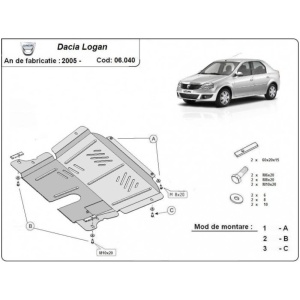 Scut auto metalic Dacia