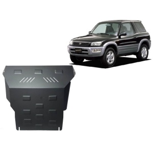 Scut auto Toyota RAV4 (1994–2000), motor, cutie de viteze si radiator, oțel 2 mm, vopsit in camp electrostatic