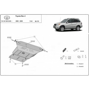 Scut auto Toyota RAV4 2000-2006