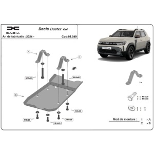 Scut diferential metalic Dacia