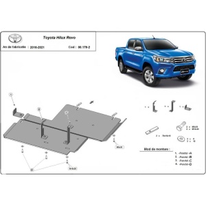 Scut diferential si reductor Toyota Hilux Revo 2016 - 2021