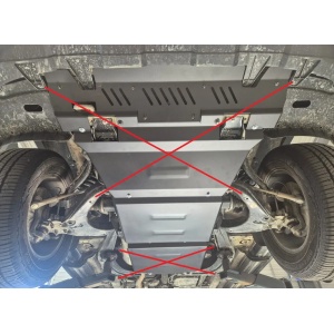 Scut metalic pentru cutie de viteză Maxus T60 Max (2025-2026), oțel 3 mm, Scut Protection - Img 4
