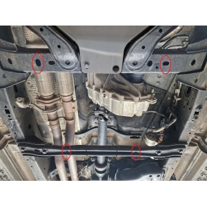 Scut reductor Ford Ranger Raptor (2023-2026) aluminiu 4mm Scut Protection - Img 3
