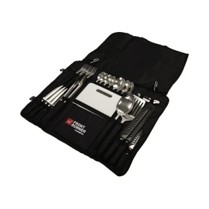 Set complet ustensile bucătărie camping & overlanding, 26 piese, cu husă suspendabilă Front Runner