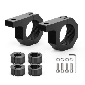 Set of mounting brackets for LED bars / auxiliary lights, 25–38 mm, EMD4x4