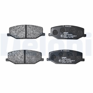 Set plăcuțe frână față Suzuki Jimny (1998-2018), Samurai (1981-2004), Grand Vitara 2.0 (1998-2003) Delphi - Img 3