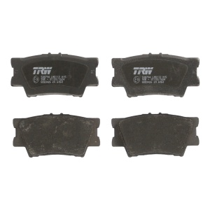 Vedere a ambelor fețe ale plăcuțelor de frână spate TRW pentru Toyota RAV 4 (2005-2018).