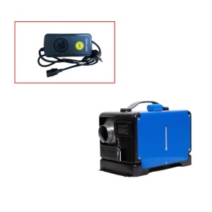 Sirocou portabil patrat albastru 8 kw 12v/24v/220v cu transformator 220v inclus, carcasa din aluminiu Smart Heater