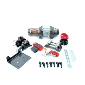 Troliu ATV 4500lbs (2041kg) 12V 1.9CP cablu de otel 15m Dragon Winch