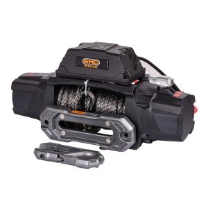 Troliu electric auto EMD Winch Plus 13500lbs (6123kg), 12V, cablu sintetic, 25m, raport 265:1 - Img 2
