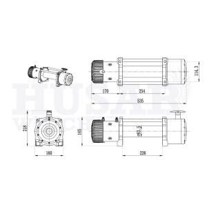 Troliu electric auto Husar