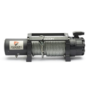 Troliu electric auto Macon Master 13000lbs (5897KG) 12V cablu de otel 26m Raport 216:1