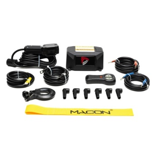 Troliu electric Macon Wild 6000lbs (2727KG) 12V cablu sintetic 15m Raport 192:1