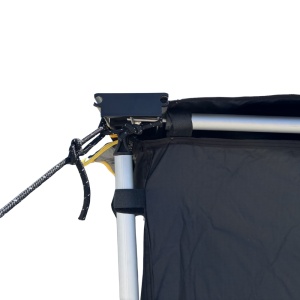Anexă marchiză, compatibil cu marchiza 200 x 250 cm CampTalk, închis complet, cu podea, impermeabil, cu prindere rapidă prin fermoar și scai, 200 x 250 x 190 CM