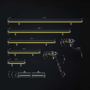 Bară LED auto Siberia