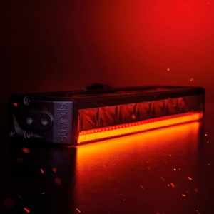 Bara LED Firefly 6000K, 70W, rază 363m, 25.4 cm, lumină de poziție și drum, 5010 lm, rezistent la apă și praf (IP68), carcasă aluminiu, lentilă clară, Strands