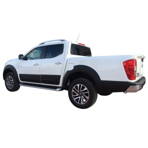 Black door trim, ABS plastic, Nissan Navara NP300 (2016+) Safari