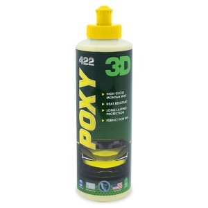 Ceara Auto Lichida Hibrid, 3D Poxy Montan Wax, Protectie Lunga Durata, Stralucire, Aspect Umed, 236 ml, 3DProducts
