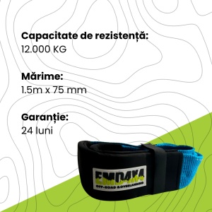 Detalii tehnice ale chingii, inclusiv capacitatea de 12 tone și dimensiunile.