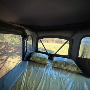 Cort auto Maggiolina Grand Tour 360° 2 Persoane Negru 130 x 210 x 96 cm Autohome - Img 5