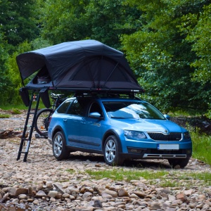 Cort de acoperiș auto 230 x 160 cm, 4 persoane, 48 kg, Wild Cruiser 160 Wild Land