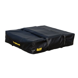 Cort de acoperiș auto CampTalk Echo 160, pliat și protejat.