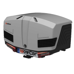 Cutie portbagaj Aragon Towbox V3 Classic Gri pentru cârligul de remorcare.