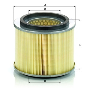 Filtru aer Nissan Patrol Y61 (1997-2010) 3.0 D ZD30DDTi, 2.8 TD RD28Ti, 3.0 DTi ZD30DDTi Mann Filter - Img 3