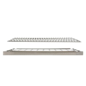 Grătar pliabil din inox 42x32 cm FlatDog ProQ