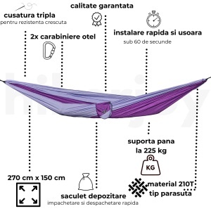 Hamac hikerjoy, nylon tip