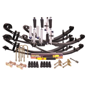 Kit suspensie completă parabolică Toyota Land Cruiser 75 (1984-1998) lift 50mm amortizoare PRO cu rezervor Terrain Tamer