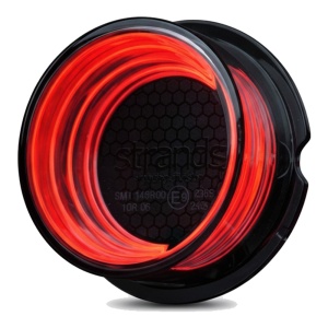 Lampă de poziție roșie Strands FOR9T Geo, LED, 10-40 V