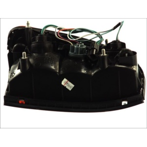 Lampă spate dreapta Mitsubishi L200 (1996-2007), cu dulii, semnalizare albă, Depo - Img 2