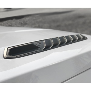 Ornamente capotă pentru Ford Ranger / Ranger Raptor (2019-2023) negru satinat Air Design - Img 4