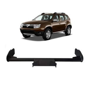Suportul de troliu dedicat pentru Dacia Duster (2010-2024), prezentat alături de vehicul.